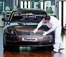 Produktionsrekord: 2010 rund 7.500 Phaeton hergestellt